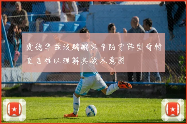 爱德华兹谈鹈鹕末节防守阵型奇特直言难以理解其战术意图